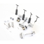 Paulmann URail Schienenspot Blossom Basisset G9 max. 4x10W 230V, dimmbar, chrom matt/satin (96898) (267975)