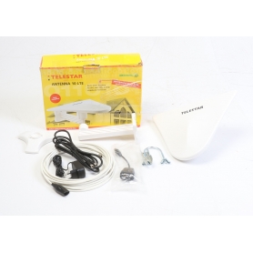 Telestar Antenna 10 LTE DVB-T Außenantenne mit LTE Filter Verstärkung max. 51dB weiß (268665)