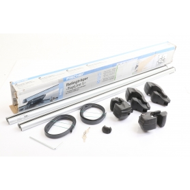 Fischer 1 Paar TopLine L Fahrrad Lastenträger Dachträger Grundträger Relingträger 1,20m 119x14,5x7,5cm (269468)