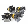 Dedolight DT- 4E Set mit 5x DLED4-D Leuchten + Stativen (271131)