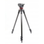 Manfrotto 535 MPRO Carbon Stativ mit MVH502AH Fluid Kopf (271215)