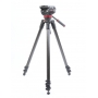 Manfrotto 535 MPRO Carbon Stativ mit MVH502AH Fluid Kopf (271235)
