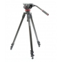 Manfrotto 535 MPRO Carbon Stativ mit MVH502AH Fluid Kopf (271236)