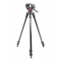 Manfrotto 535 MPRO Carbon Stativ mit MVH502AH Fluid Kopf (271236)