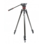 Manfrotto 535 MPRO Carbon Stativ mit MVH502AH Fluid Kopf (271236)