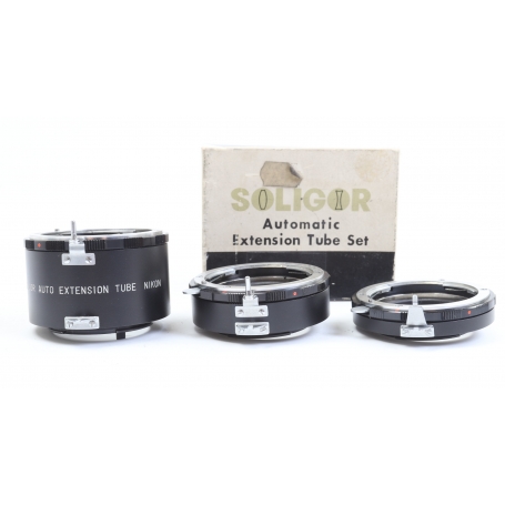 Soligor Automatic Extension Tube Set 11/18/36 mm für Nikon (271810)