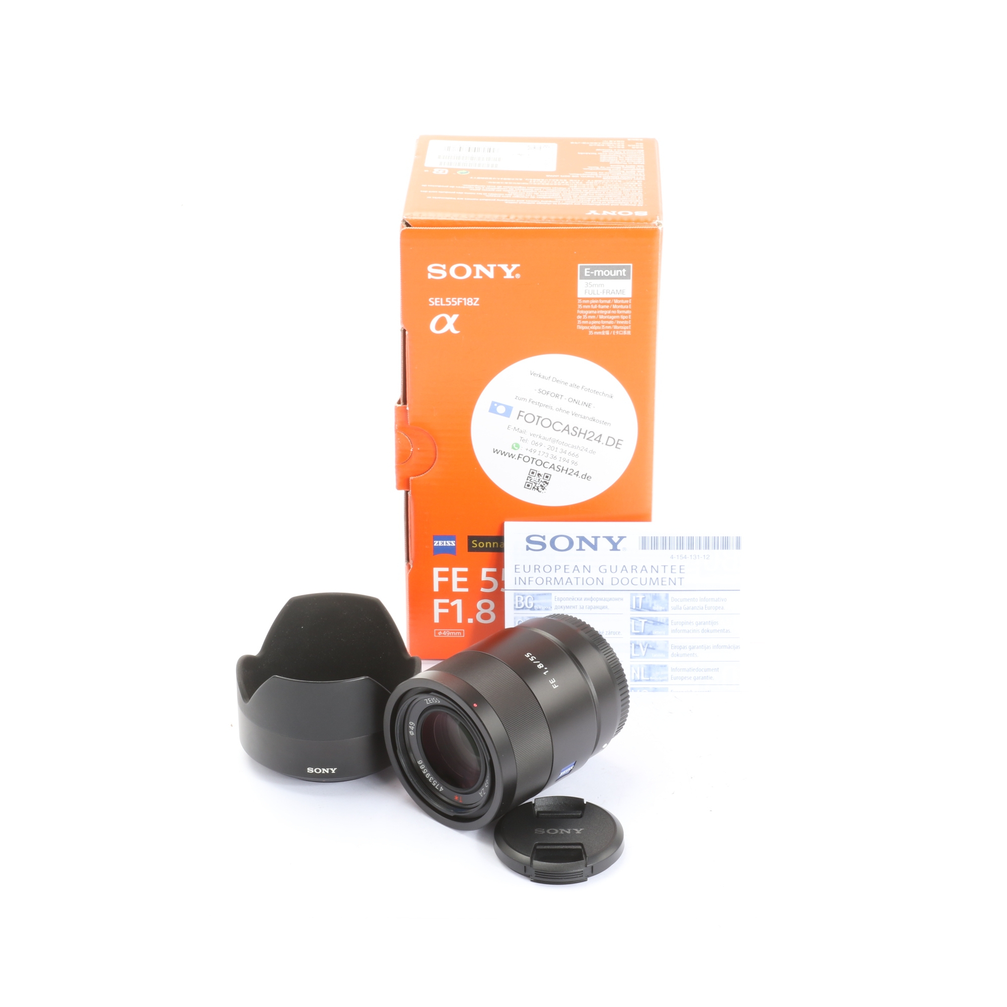 Samyang VDSLR 50 mm T1.5 MK2 Sony FE