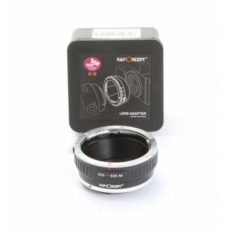 K&F Concept Adapter EOS-EOS M (Canon EF Objektive auf Canon M Kamera) (273297)