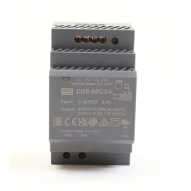 Mean Well DDR-60G-24 Hutschienen-DC/DC-Wandler DIN-Rail 24V/DC 2,5A 60W 1 Ausgang (273893)