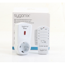 Sygonix SY-3523472 Dimmer-Set Zwischenstecker Schaltleistung 300W Reichweite 70m weiß (273956)