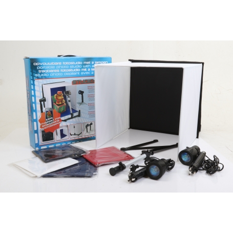 Rittz Tragbares Fotostudio mit 2 Lampen (274139)