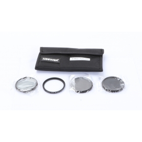 Neewer 4x Filter Set 52 mm: ND2-Filter + ND4-Filter + ND8-Filter + Beschoi UV-Filter (272946)