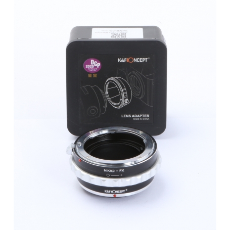 K&F Concept Adapter NIK(G)-FX (Nikon Objektiv auf Fuji Camera) (273088)