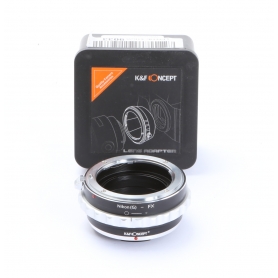 K&F Concept Adapter NIK(G)-FX (Nikon Objektiv auf Fuji Camera) (273089)