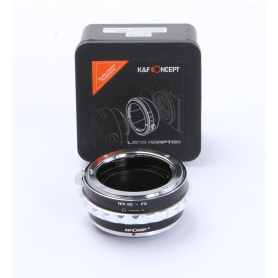 K&F Concept Adapter NIK(G)-FX (Nikon Objektiv auf Fuji Camera) (273090)