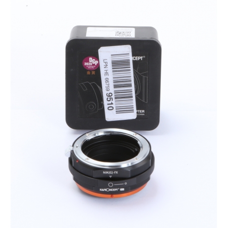 K&F Concept Adapter NIK(G)-FX (Nikon Objektiv auf Fuji Camera) (273091)