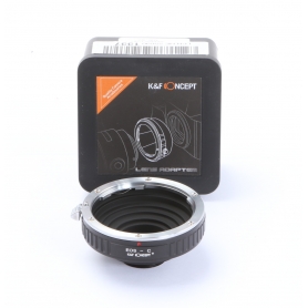 K&F Concept Adapter EOS-C (Canon EOS Objektiv auf C-Mount) (273180)