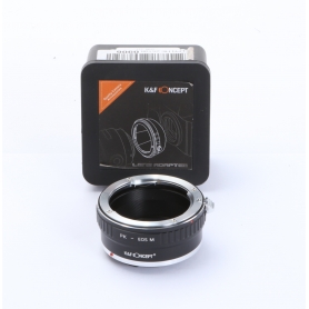 K&F Concept Adapter PK-EOS M (Pentax PK Objektiv auf EOS M Kamera) (273188)