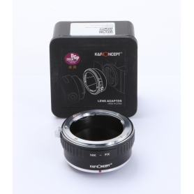 K&F Concept Adapter NIK-FX (Nikon Objektiv auf Fuji X Mount Kamera) (273255)