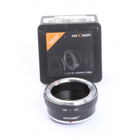 K&F Concept Adapter NIK-FX (Nikon Objektiv auf Fuji X Mount Kamera) (273256)