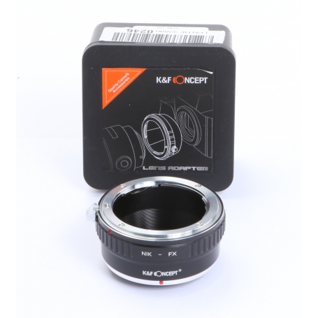 K&F Concept Adapter NIK-FX (Nikon Objektiv auf Fuji X Mount Kamera) (273257)