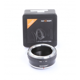 K&F Concept Adapter NIK-FX (Nikon Objektiv auf Fuji X Mount Kamera) (273258)