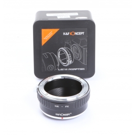 K&F Concept Adapter NIK-FX (Nikon Objektiv auf Fuji X Mount Kamera) (273260)