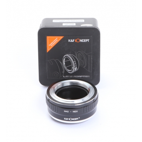 K&F Concept Adapter M42-NEX (M42 Objektiv auf Sony E Mount Kamera) (273271)