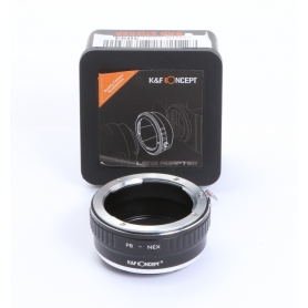 K&F Concept Adapter PB-NEX (Praktica B Objektiv auf Sony E Mount Kamera) (273295)