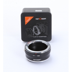 K&F Concept Adapter C/Y-NEX (Contax Yashica Objektive auf Sony E NEX Kamera) (273312)
