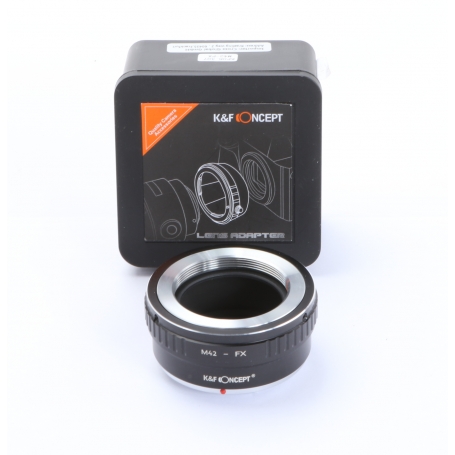 K&F Concept Adapter M42-FX (M42 Objektiv auf Fuji X Kamera) (273315)