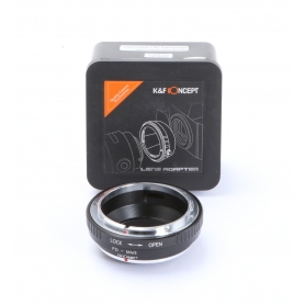 K&F Concept Adapter FD-M4/3 (Canon FD Objektive auf Micro Four Thirds (M 4/3 Kamera) (273340)
