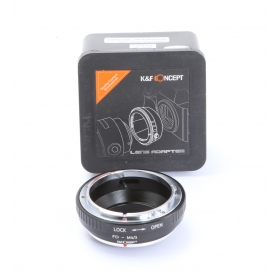 K&F Concept Adapter FD-M4/3 (Canon FD Objektive auf Micro Four Thirds (M 4/3 Kamera) (273341)