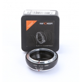 K&F Concept Adapter FD-M4/3 (Canon FD Objektive auf Micro Four Thirds (M 4/3 Kamera) (273342)