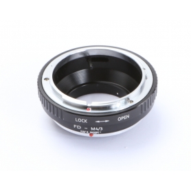 K&F Concept Adapter FD-M4/3 (Canon FD Objektive auf Micro Four Thirds (M 4/3 Kamera) (273344)