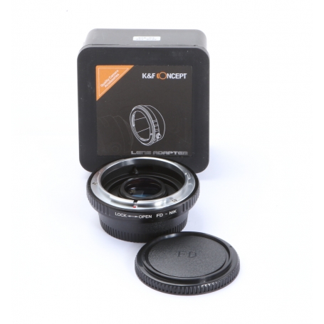 K&F Concept Adapter FD-NIK (Canon FD Objektiv auf Nikon Kamera) (273345)