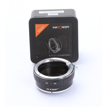 K&F Concept Adapter PK-FX (Pentax Objektive auf Fuji X Kamera) (273374)