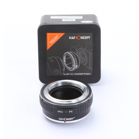 K&F Concept Adapter M42-FX (M42 Objektiv auf Fuji X Kamera) (273376)