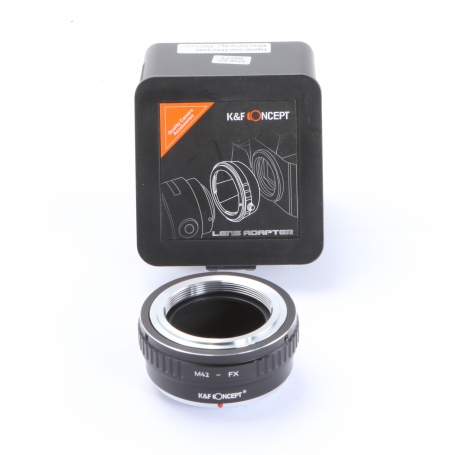 K&F Concept Adapter M42-FX (M42 Objektiv auf Fuji X Kamera) (273377)