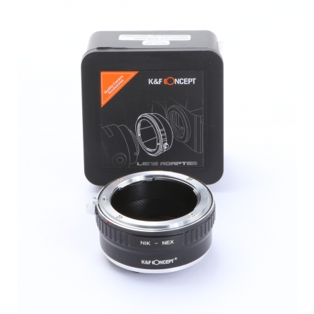 K&F Concept Adapter NIK-NEX (Nikon Objektive auf Sony Nex Kamera) (273392)