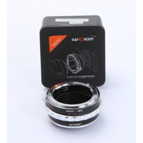 K&F Concept Adapter NIK(G)-NEX (Nikon Objektive auf Sony Nex Kamera) (273394)