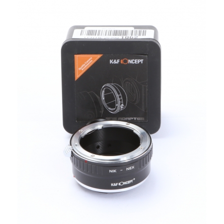 K&F Concept Adapter NIK(G)-NEX (Nikon Objektive auf Sony Nex Kamera) (273396)