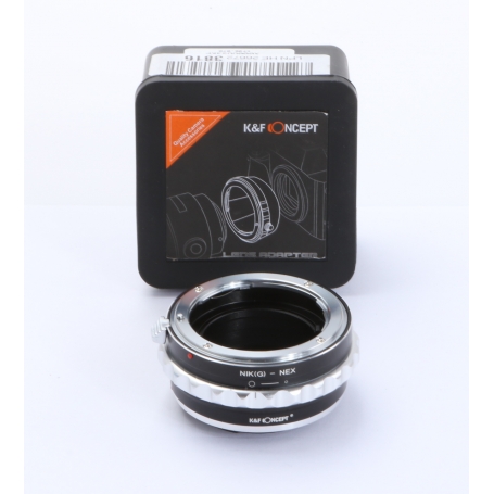 K&F Concept Adapter NIK(G)-NEX (Nikon Objektive auf Sony Nex Kamera) (273397)