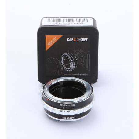K&F Concept Adapter NIK(G)-NEX (Nikon Objektive auf Sony Nex Kamera) (273398)
