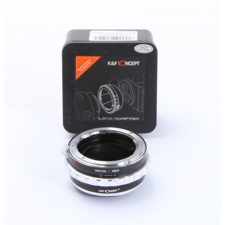 K&F Concept Adapter NIK(G)-NEX (Nikon Objektive auf Sony Nex Kamera) (273403)