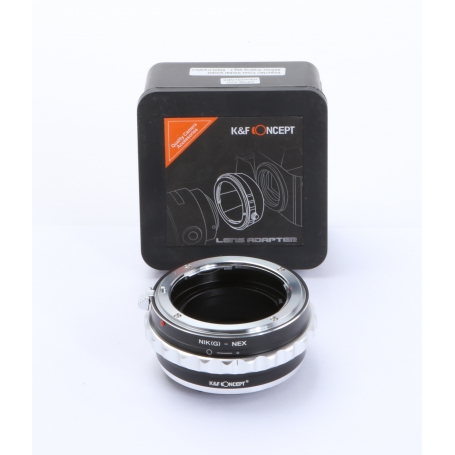 K&F Concept Adapter NIK(G)-NEX (Nikon Objektive auf Sony Nex Kamera) (273404)
