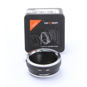 K&F Concept Adapter EOS-NEX (Canon EOS EF Objektive auf Sony Nex Kamera) (273406)