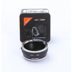 K&F Concept Adapter EOS-NEX (Canon EOS EF Objektive auf Sony Nex Kamera) (273407)