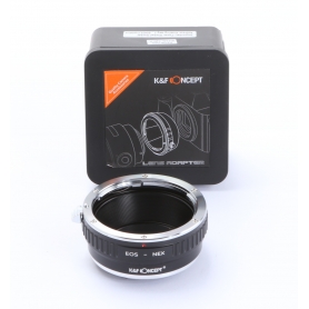 K&F Concept Adapter EOS-NEX (Canon EOS EF Objektive auf Sony Nex Kamera) (273419)
