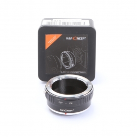 K&F Concept Adapter CY-FX (Contax Yashica Objektiv auf Fuji X Mount Kamera) (273245)